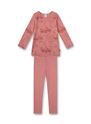 Sanetta Mädchen 233005 Pyjamaset, Dusty Rose, 128 von Sanetta