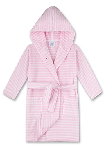 Sanetta Mädchen-Bademantel Rosa | Hochwertiger und kuscheliger Bademantel aus einem Baumwoll-Mix für Mädchen. Bademantel für Mädchen 128 von Sanetta