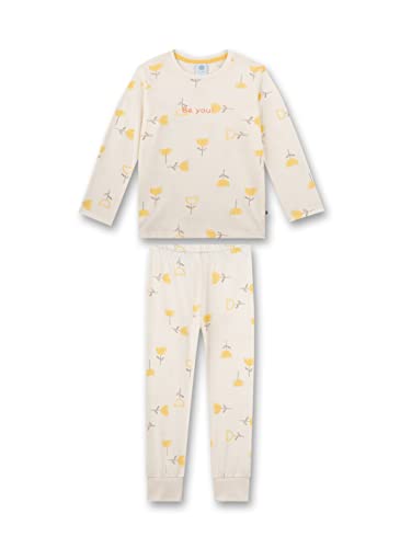 Sanetta Mädchen 233085 Pyjamaset, Creme, 140 von Sanetta