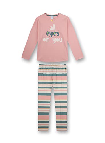 Sanetta Mädchen 245227 Pyjamaset, Powder pink, 164 von Sanetta