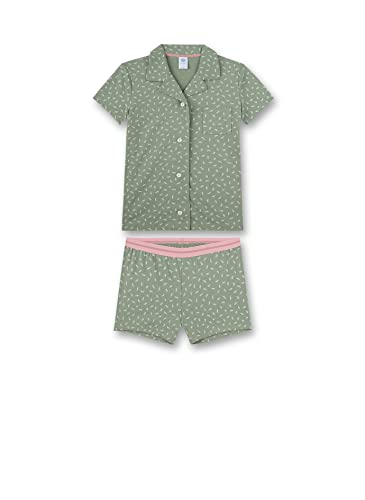 Sanetta Mädchen 245293 Pyjamaset, Lily Green, 140 von Sanetta