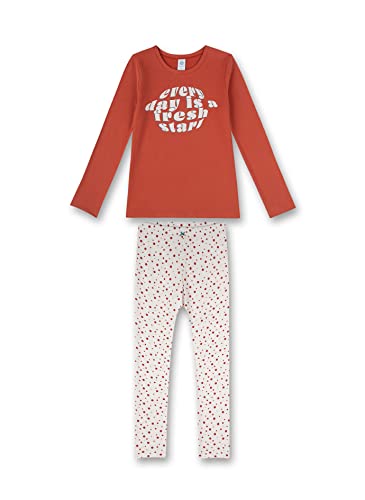 Sanetta Mädchen 245323 Pyjamaset, hot red, 140 von Sanetta