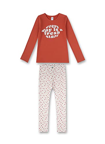 Sanetta Mädchen 245323 Pyjamaset, hot red, 164 von Sanetta