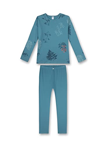 Sanetta Mädchen 245327 Pyjamaset, Blue terne, 128 von Sanetta