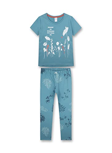 Sanetta Mädchen 245351 Pyjamaset, Blue terne, 116 von Sanetta