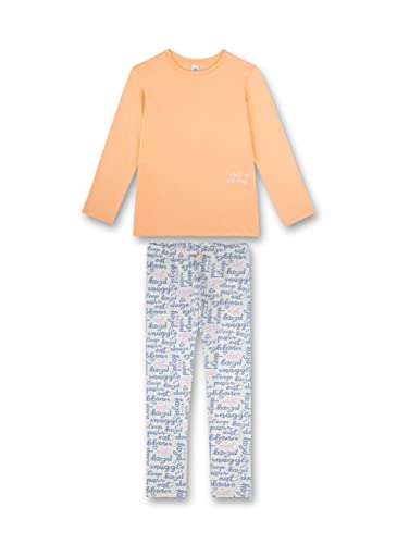 Sanetta Mädchen 245404 Pyjamaset, Peach, 140 von Sanetta