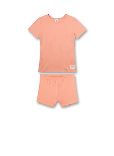 Sanetta Mädchen 245425 Pyjamaset, Peach Amber, 164 von Sanetta