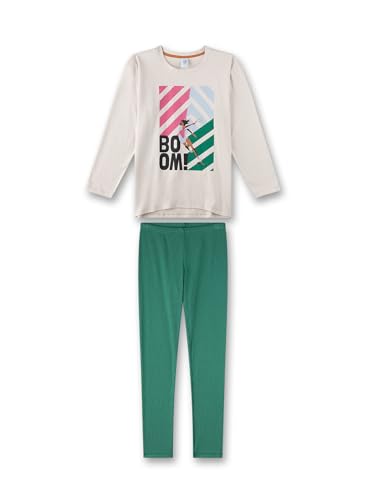 Sanetta Mädchen 245720 Pyjamaset, Beige, 176 EU von Sanetta