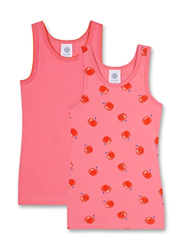 Sanetta Mädchen 336035 Doppelpack Unterhemd, Faded pink, 140 (2er Pack) von Sanetta
