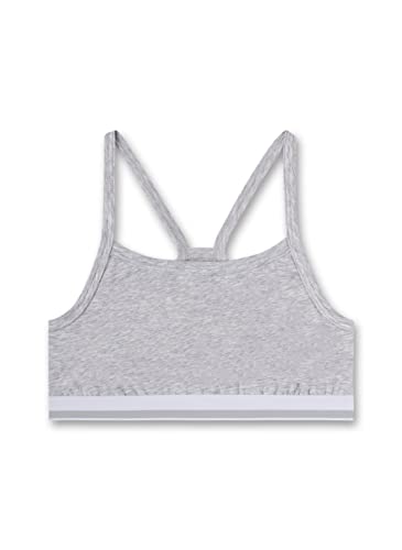 Sanetta Mädchen 347542 Sport-BH, Grau, 152 EU von Sanetta