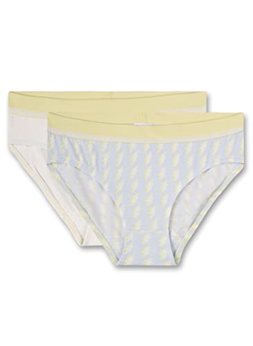 Sanetta Mädchen 347767 Doppelpack Rioslip, Halogen Blue, 128 (2er Pack) von Sanetta