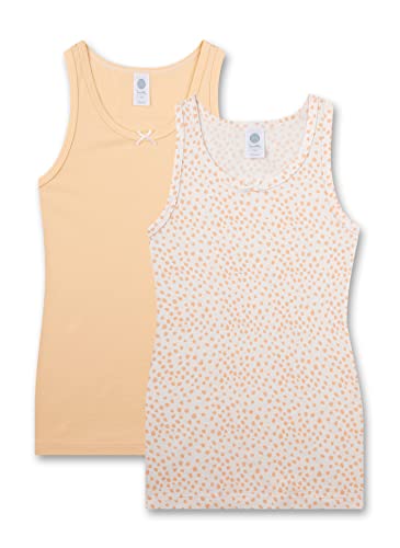 Sanetta Mädchen 347788 Unterwäsche, Light Mandarin, 128 (2er Pack) von Sanetta