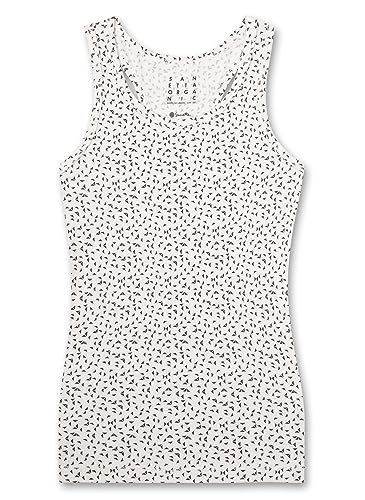 Sanetta Mädchen 348069 Unterhemd, White Whisper, 140 von Sanetta