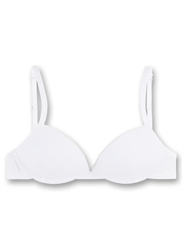 Sanetta Mädchen Bügelloser BH 344667, Weiß (White 10), 65A von Sanetta