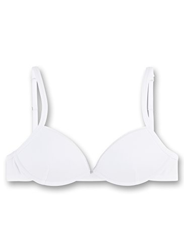 Sanetta Mädchen Bügelloser BH 344667, Weiß (White 10), 65AA von Sanetta