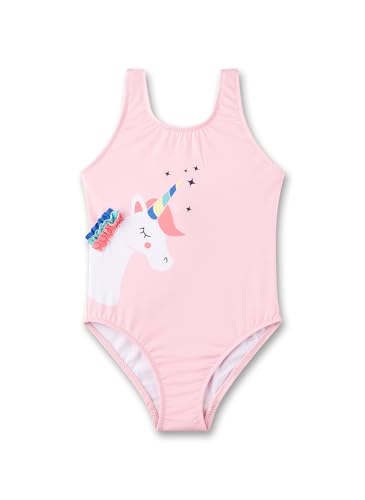 Sanetta Mädchen-Badeanzug rosa Einhorn | Bequemer und praktischer Badeanzug aus recyceltem Polyester-Mix für Mädchen. Bademode für Kinder von Sanetta