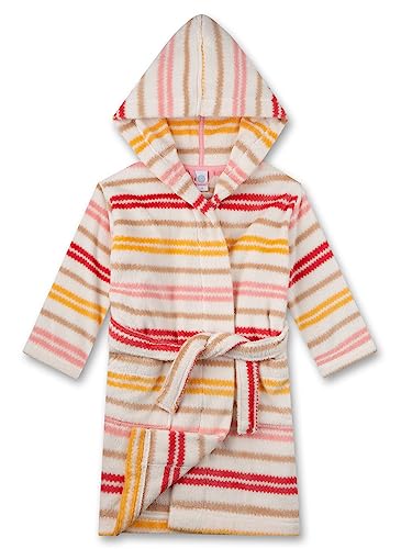 Sanetta Mädchen-Bademantel Beige | Hochwertiger Bademantel für Mädchen mit Kapuze und Gürtel. Bademantel in Größe von Sanetta