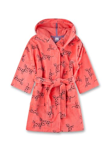 Sanetta Mädchen-Bademantel pink Leoparden | Hochwertiger und kuscheliger Bademantel aus Baumwoll-Mix für Mädchen. Bademantel für Mädchen von Sanetta