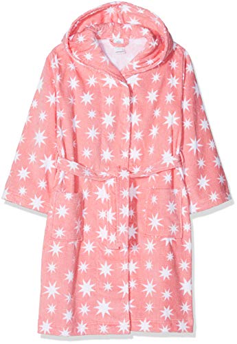 Sanetta Mädchen Bathrobe Bademantel, Rot (Coral Light 3937), 104 von Sanetta