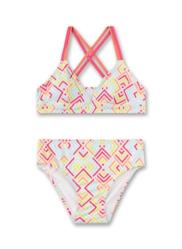 Sanetta Mädchen-Bikini Pink | Bequemer und anschmiegsamer Bikini aus recyceltem Polyester für Mädchen. Bademode für Kinder 140 von Sanetta