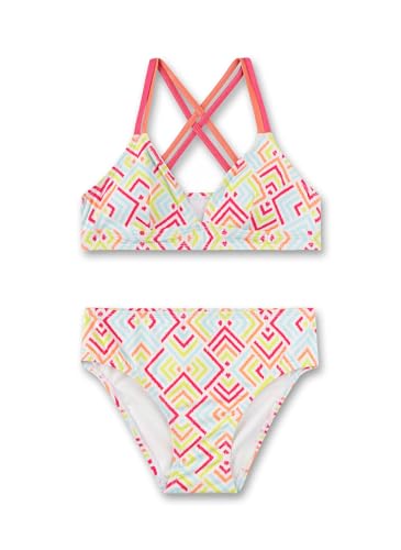 Sanetta Mädchen-Bikini Pink | Bequemer und anschmiegsamer Bikini aus recyceltem Polyester für Mädchen. Bademode für Kinder von Sanetta