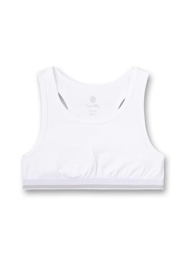 Sanetta Mädchen-Bustier Weiß | Bequemes und angenehmes Bustier für Mädchen aus einem Baumwoll-Mix. Unterwäsche für Mädchen 140 von Sanetta