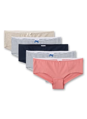 Sanetta Mädchen-Cutbrief (5er-Pack) Rosa | Hochwertige und nachhaltige Panty für Mädchen aus Bio-Baumwolle. Inhalt: 5er Set Unterwäsche für Mädchen 164 von Sanetta