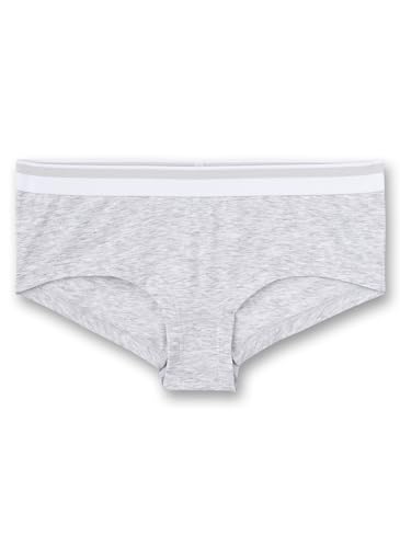 Sanetta Mädchen-Cutbrief Graumelange | Hochwertige und nachhaltige Unterhose für Mädchen aus Baumwolle. Unterwäsche für Mädchen 140 von Sanetta