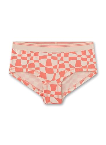 Sanetta Mädchen-Cutbrief Orange | Hochwertige und nachhaltige Unterhose für Mädchen aus Bio-Baumwolle. Unterwäsche für Mädchen 128 von Sanetta