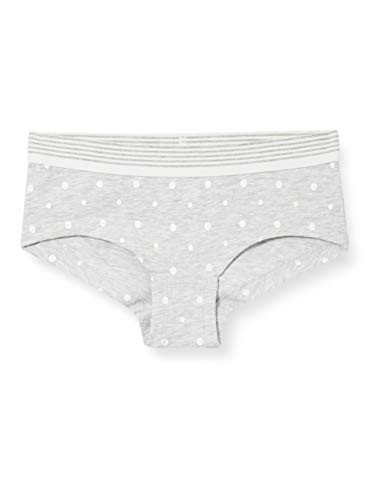 Sanetta Mädchen Cutbrief grau Slip, hellgrau Melange, 152 von Sanetta