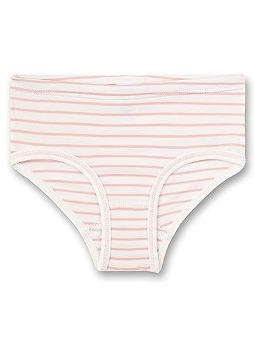 Sanetta Mädchen-Hüftslip Rosa Ringel | Hochwertige und nachhaltige Unterhose für Mädchen aus Baumwolle. Unterwäsche für Mädchen 116 von Sanetta