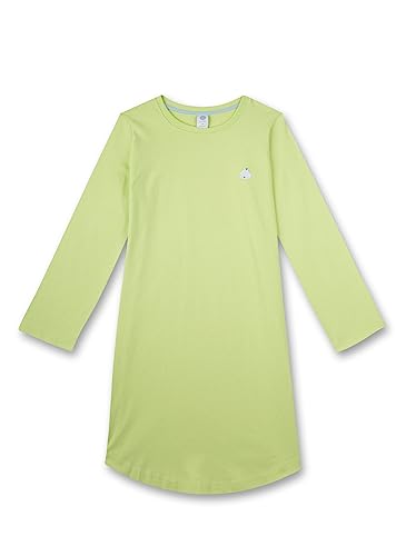 Sanetta Mädchen-Nachthemd Langarm grün Birne Angenhemes Nachthemd für Mädchen Langarm | Nachtwäsche Größe von Sanetta