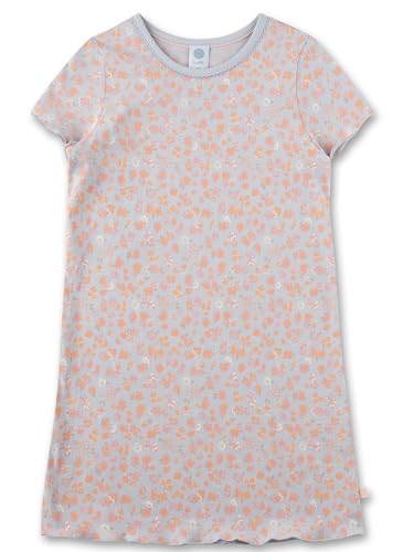 Sanetta Mädchen-Nachthemd Kurzarm Hellblau | Nachhaltiges und angenehmes Nachthemd aus Bio-Baumwolle für Mädchen. Nachtwäsche für Mädchen 140 von Sanetta