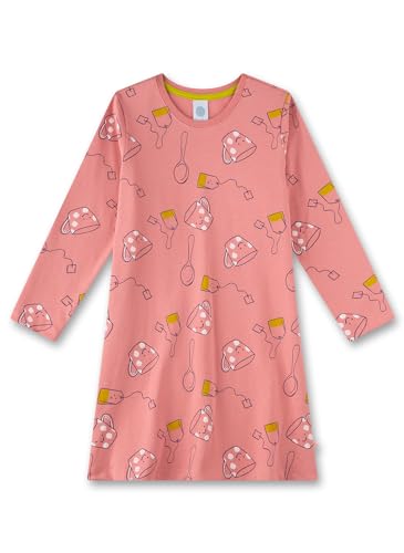 Sanetta Mädchen-Nachthemd Rosa | Nachhaltiges und angenehmes Nachthemd aus Baumwolle für Mädchen. Nachtwäsche für Mädchen 098 von Sanetta