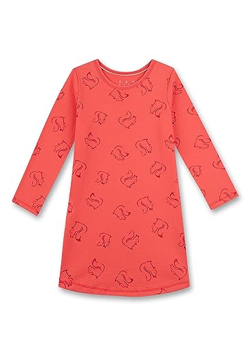 Sanetta Mädchen-Nachthemd Rot 104 von Sanetta