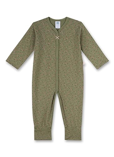 Sanetta Mädchen-Overall Grün | Praktischer und bequemer Strampler aus Bio-Baumwolle für Mädchen. Baby Overall von Sanetta