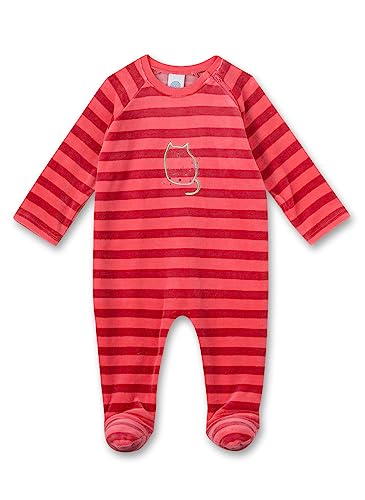 Sanetta Mädchen-Overall Rosa aus Nicki | Kuscheliger und bequemer Strampler aus weichem Nicki für Mädchen. | Babyoverall Größe 092 von Sanetta