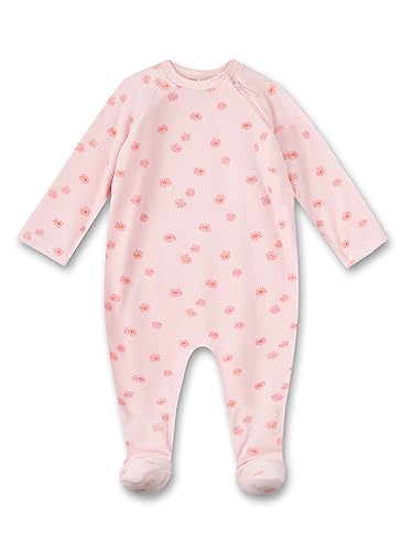 Sanetta Mädchen-Overall Rosa aus Nicki | Kuscheliger und bequemer Strampler aus weichem Nicki für Mädchen. | Babyoverall Größe 092 von Sanetta