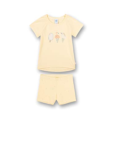Sanetta Mädchen Pyjama Short, Uni gelb Baby-und Kleinkind-Schlafanzüge, Light Yellow, 104 von Sanetta