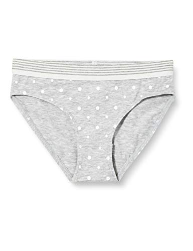 Sanetta Mädchen Rioslip Grau Slip, Hellgrau Melange, 140 EU von Sanetta