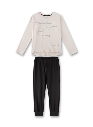 Sanetta Mädchen 245717 Pyjamaset, Beige, 176 EU von Sanetta
