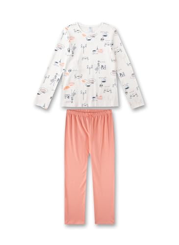 Sanetta Mädchen Schlafanzug Pyjama 100% Bio-Baumwolle von Sanetta