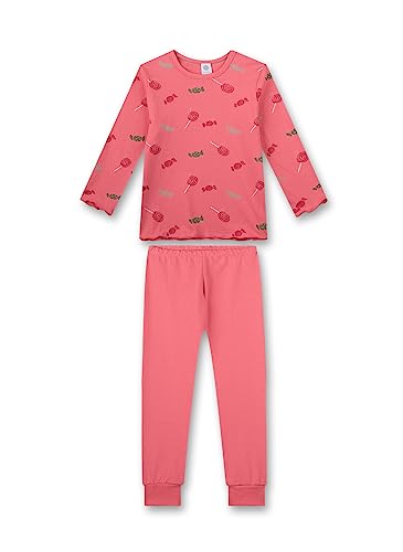 Sanetta Mädchen-Schlafanzug Rosa | Bequemer Schlafanzug für Mädchen lang. | Pyjamaset Größe 092 von Sanetta