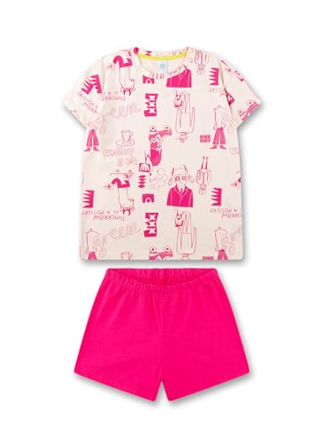 Sanetta Mädchen 245852 Pyjamaset, Rosa, 140 EU von Sanetta