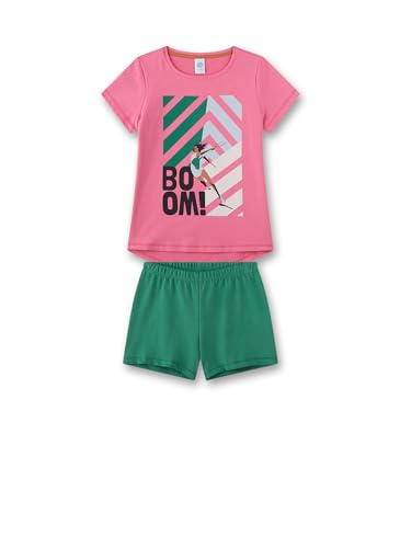 Sanetta Mädchen-Schlafanzug Rosa | Hochwertiger und bequemer Schlafanzug aus Baumwolle für Mädchen. Pyjamaset für Mädchen 128 von Sanetta