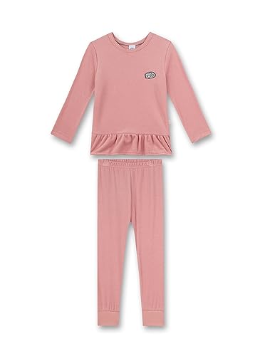 Sanetta Mädchen-Schlafanzug Rosa aus Frottee | Hochwertiger und bequemer Schlafanzug aus Frottee für Mädchen. Pyjamaset für Mädchen 128 von Sanetta