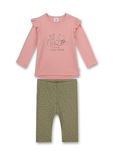 Sanetta Mädchen-Schlafanzug Rosa | Nachhaltiger und bequemer Schlafanzug aus Bio-Baumwolle für Mädchen. Baby Schlafanzug 074 von Sanetta