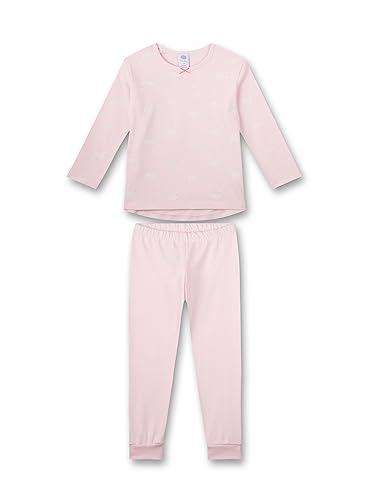 Sanetta Mädchen-Schlafanzug Rosa Schwan | Bequemer Schlafanzug für Mädchen lang. | Pyjamaset Größe 116 von Sanetta