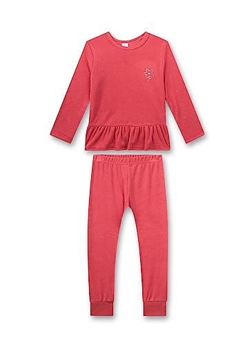 Sanetta Mädchen-Schlafanzug Rosa aus Frottee | Bequemer Schlafanzug für Mädchen lang. | Pyjamaset Größe 098 von Sanetta