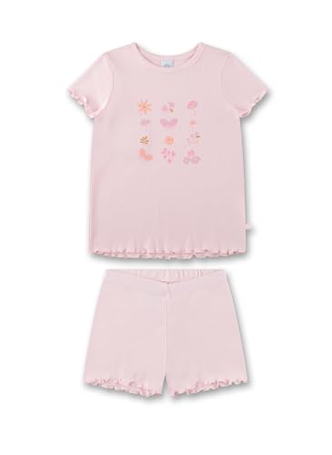 Sanetta Mädchen-Schlafanzug kurz rosa | Hochwertiger und bequemer Schlafanzug aus Baumwolle für Mädchen. Pyjamaset für Mädchen 092 von Sanetta